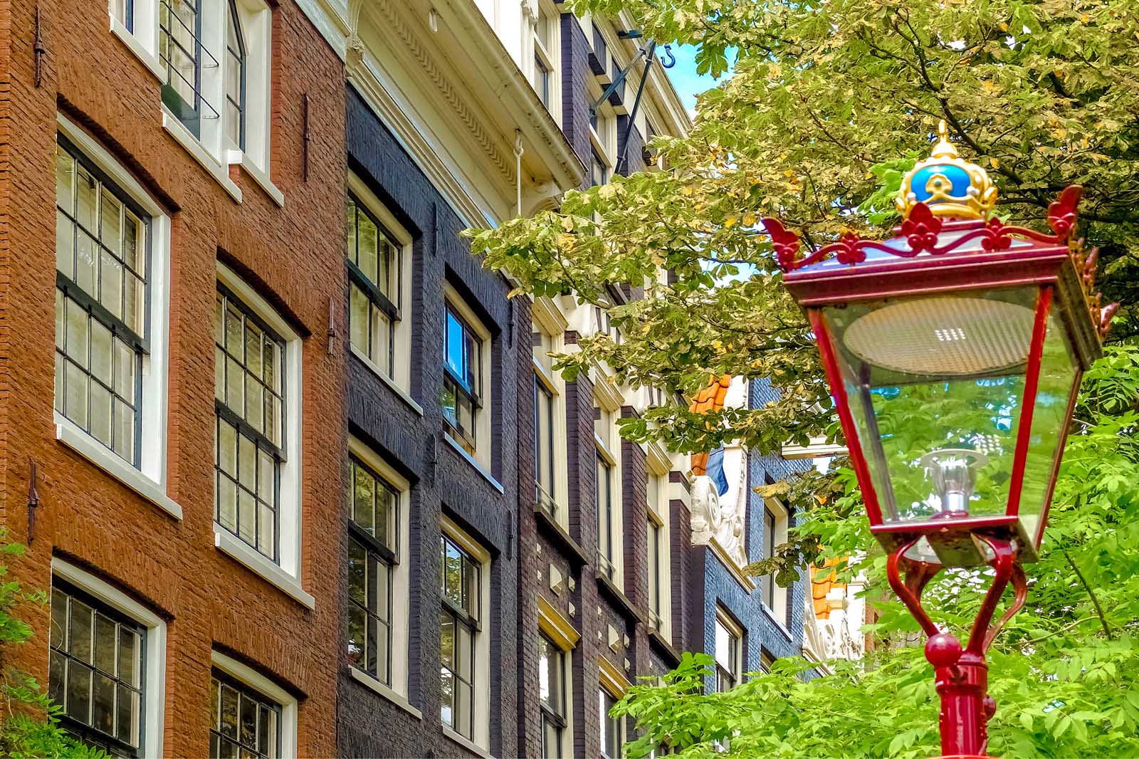 Edificio fantástico en el barrio de Jordaan