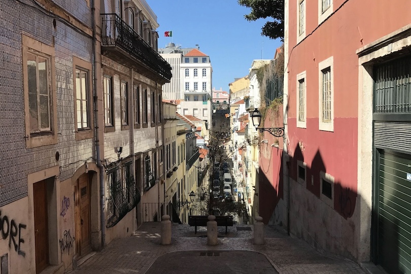 calles estrechas de Lisboa