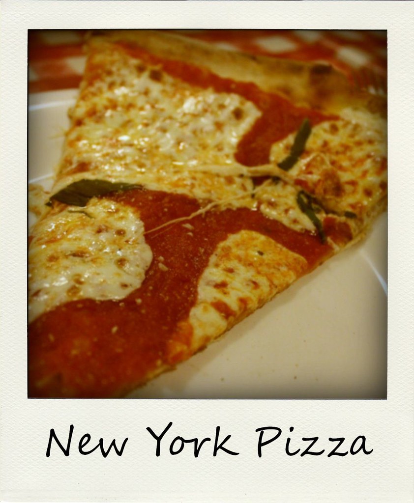 pizza polaroid de la semana de nueva york