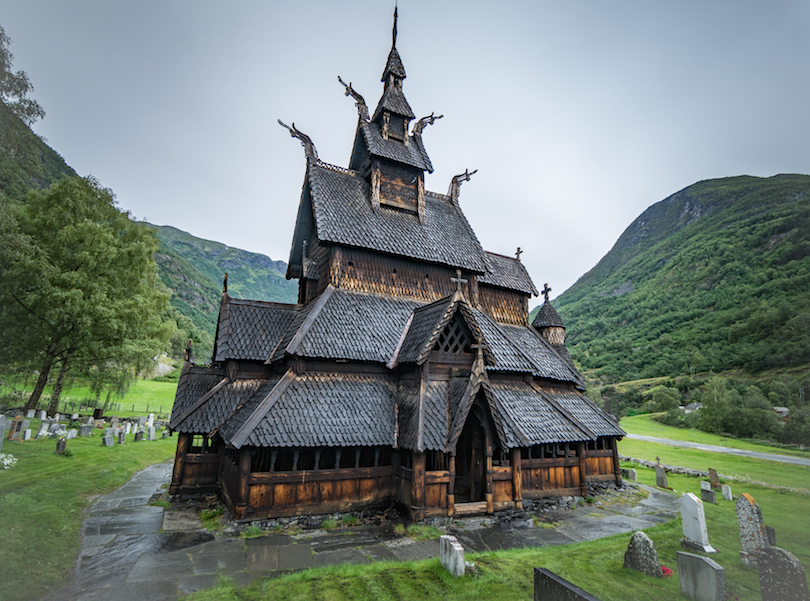 Iglesia de bastones de Borgund