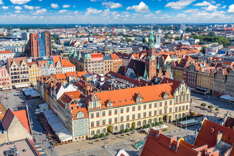 Plaza del Mercado de Wroclaw