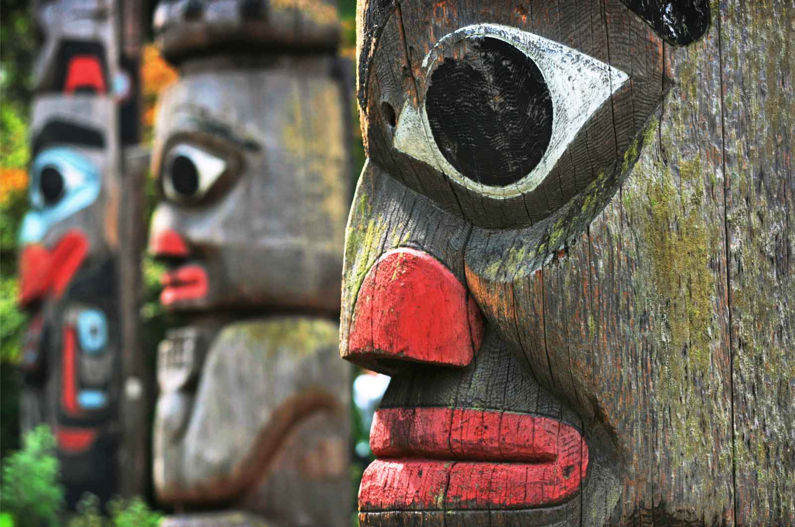 Qué hacer en Victoria BC Totems en Thunderbird Park