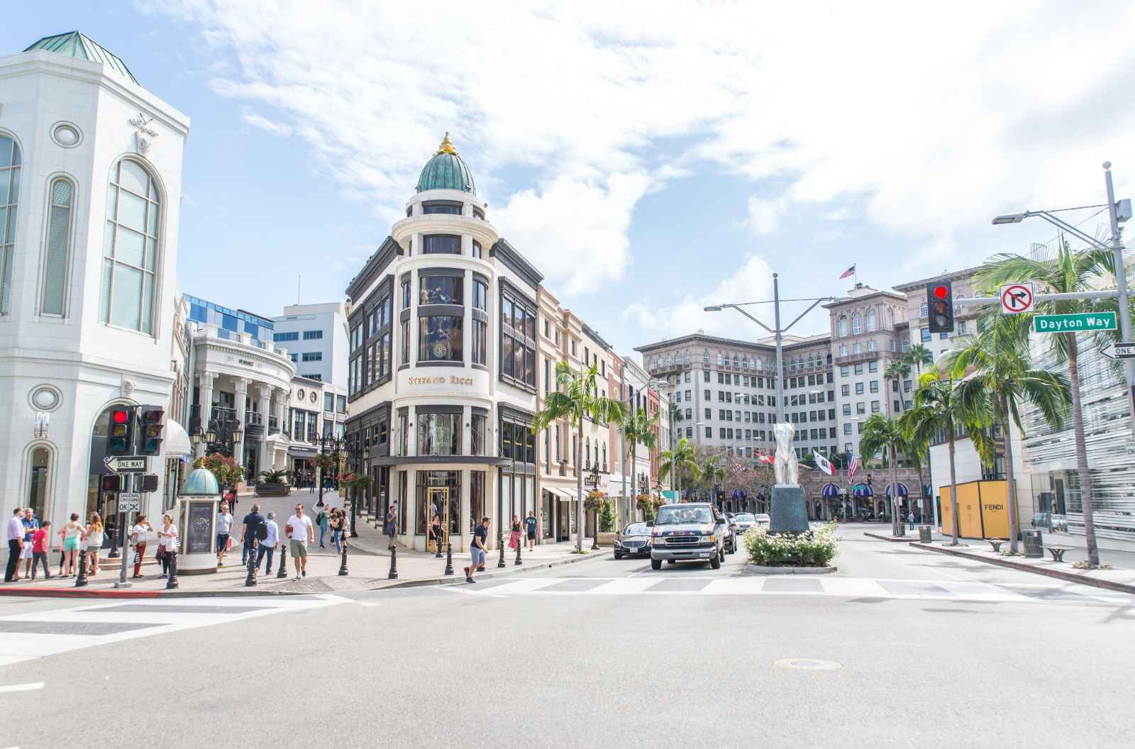 Rodeo Drive en Beverly Hills, California