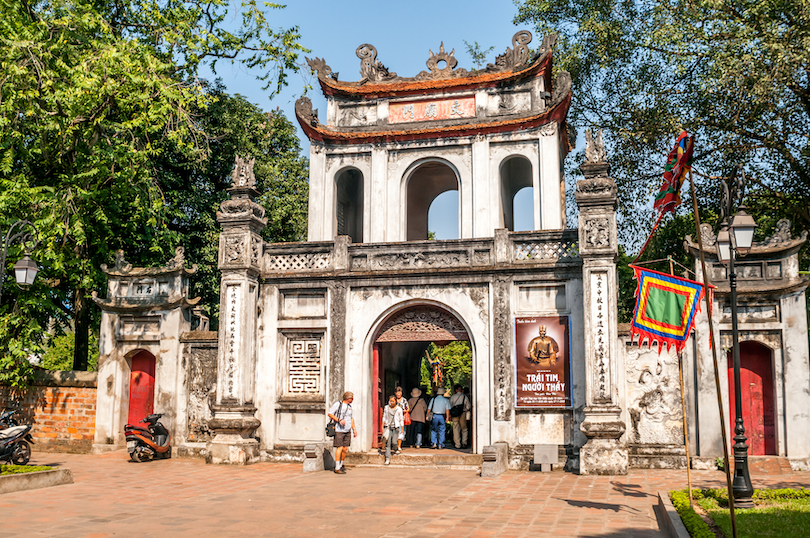 Templo de la literatura en Hanoi