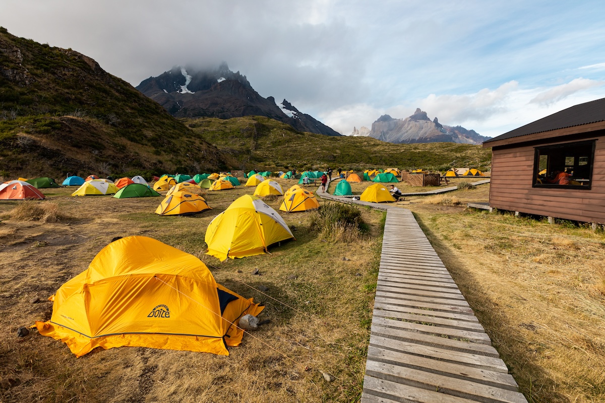 Camping en Torres del Paine