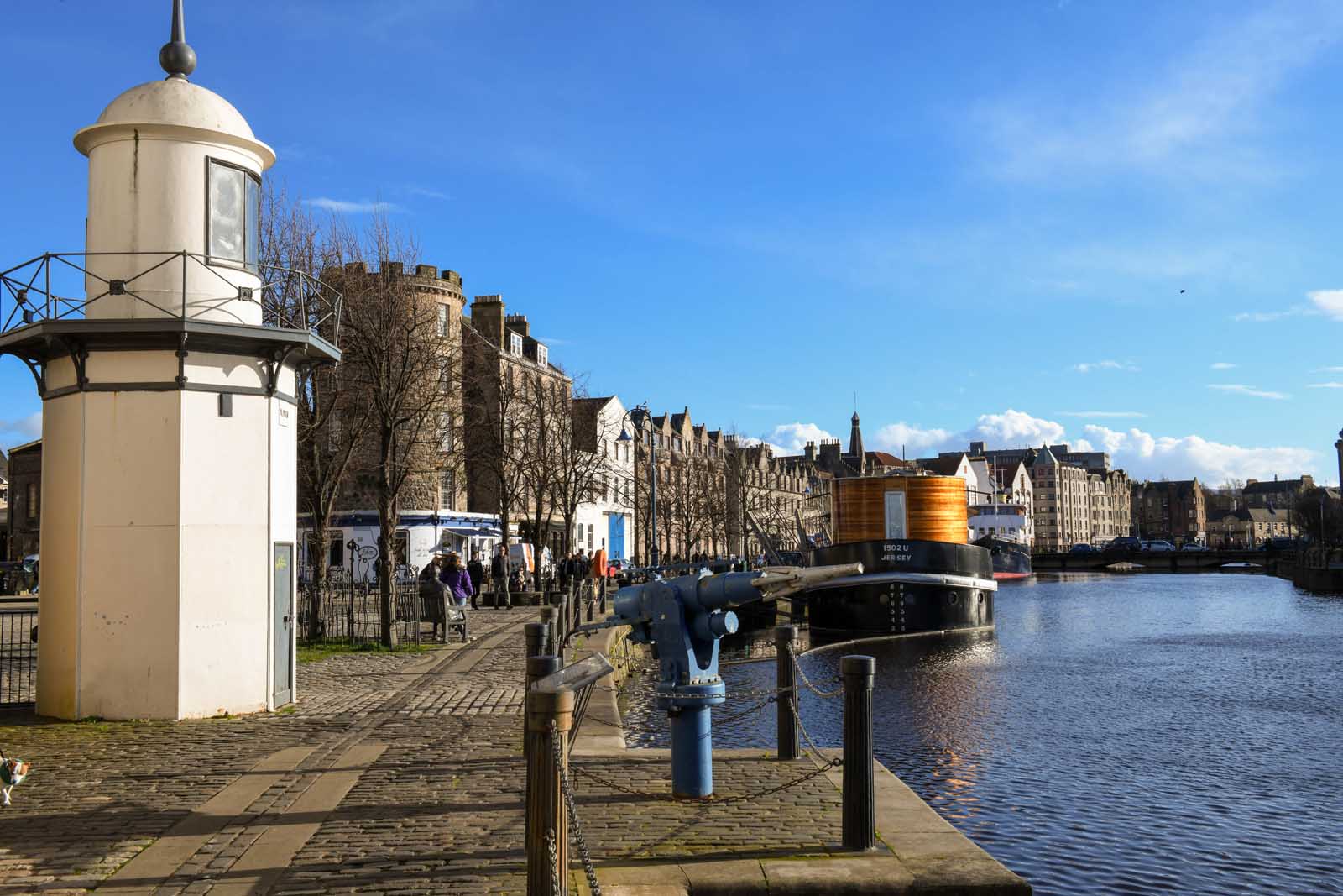 Caminata Leith en la zona del extremo oeste de Edimburgo