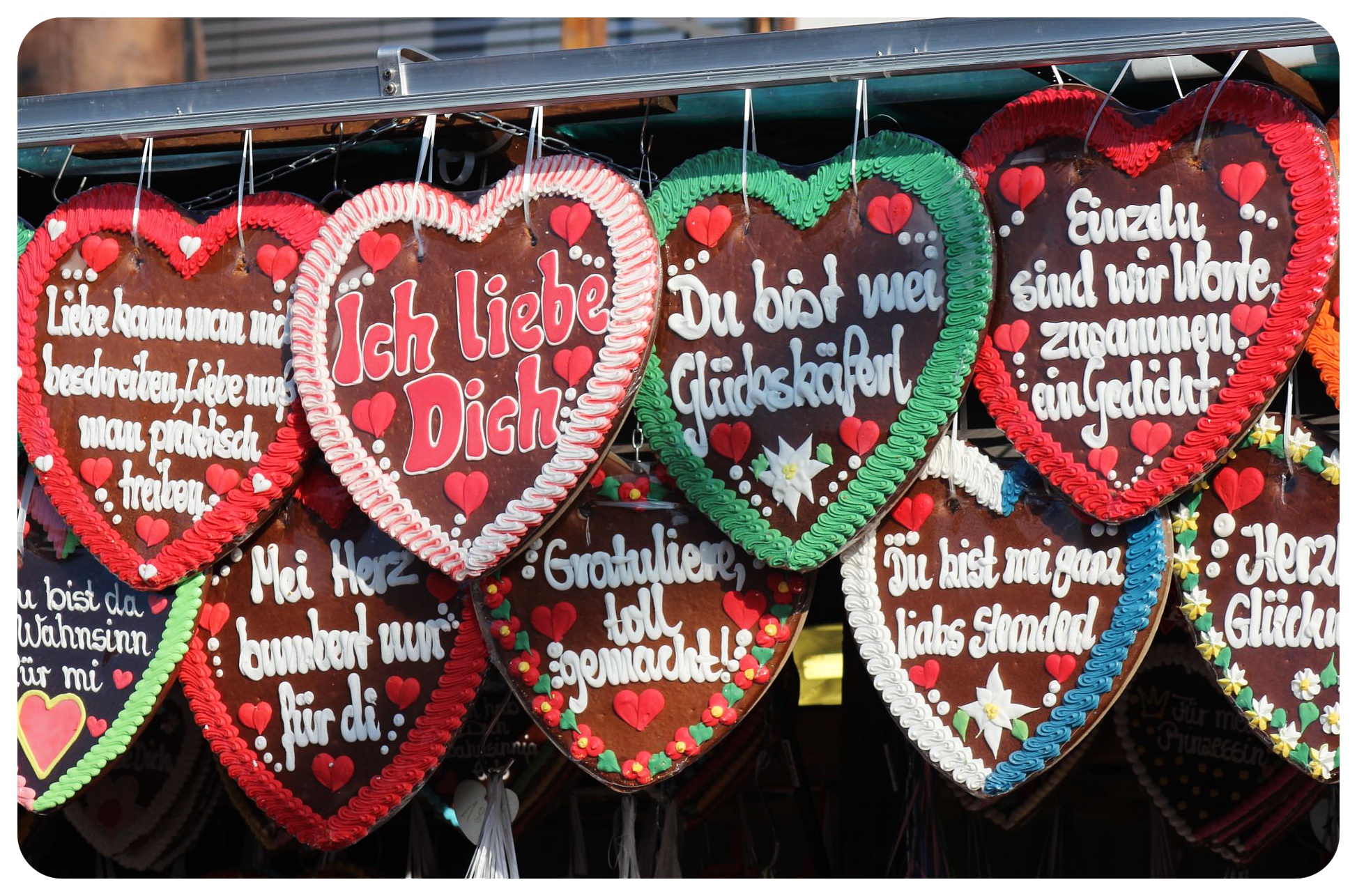 corazones del oktoberfest de munich