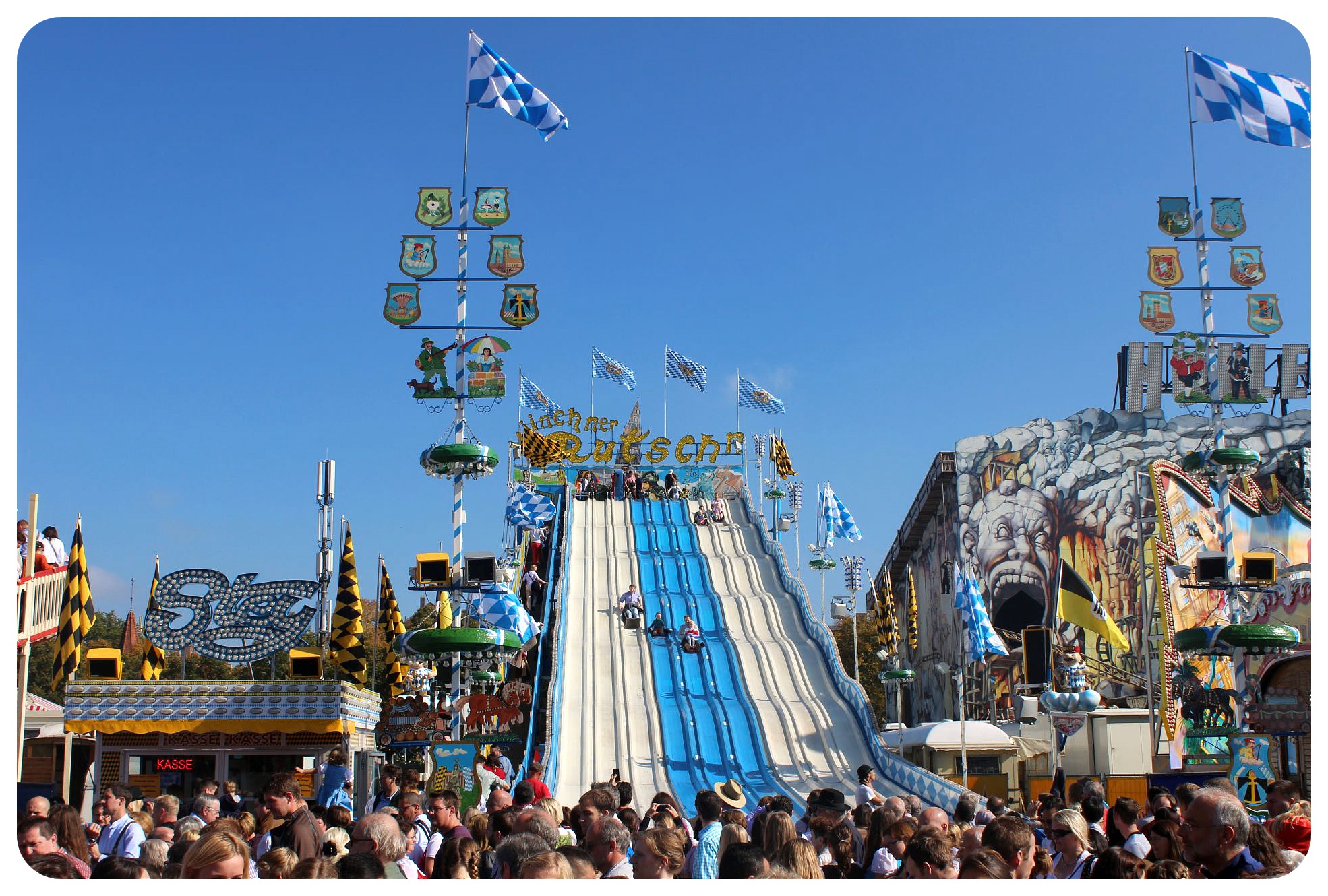 tobogán del oktoberfest