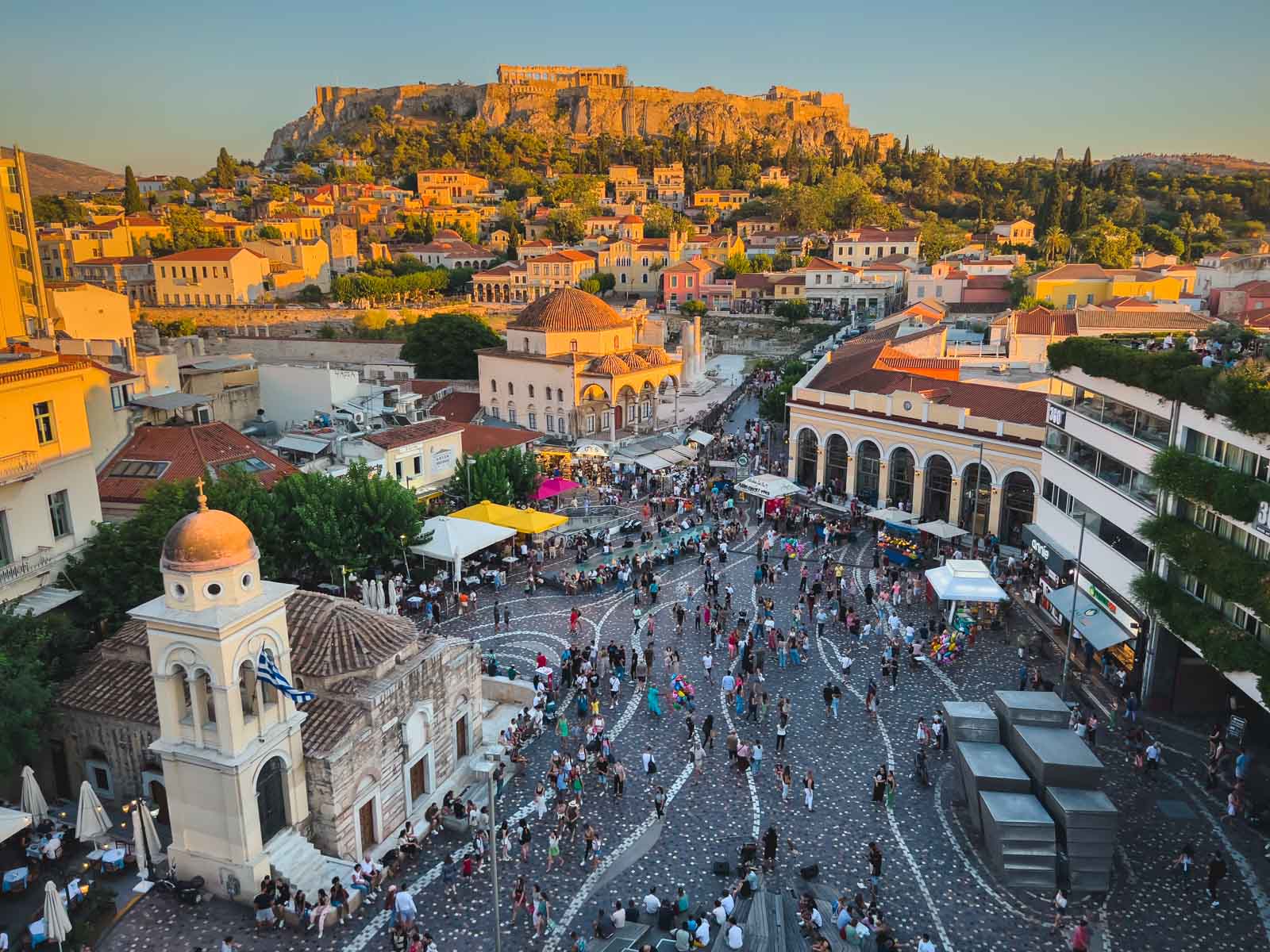 Plaza Monastiraki de Atenas