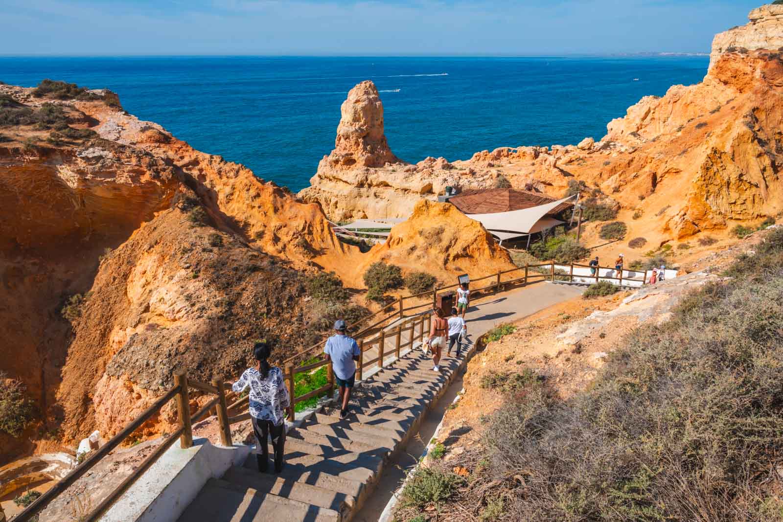 Paseo marítimo de Carvoeiro Algarve