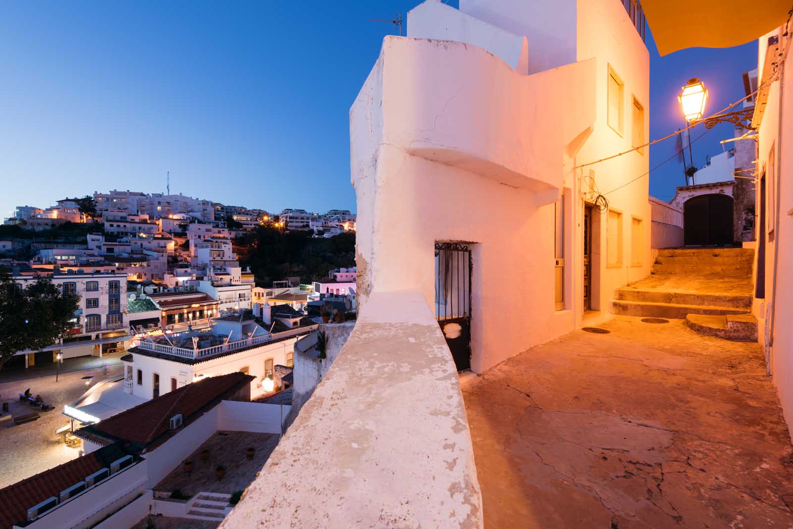 El casco antiguo histórico de Albufeira.