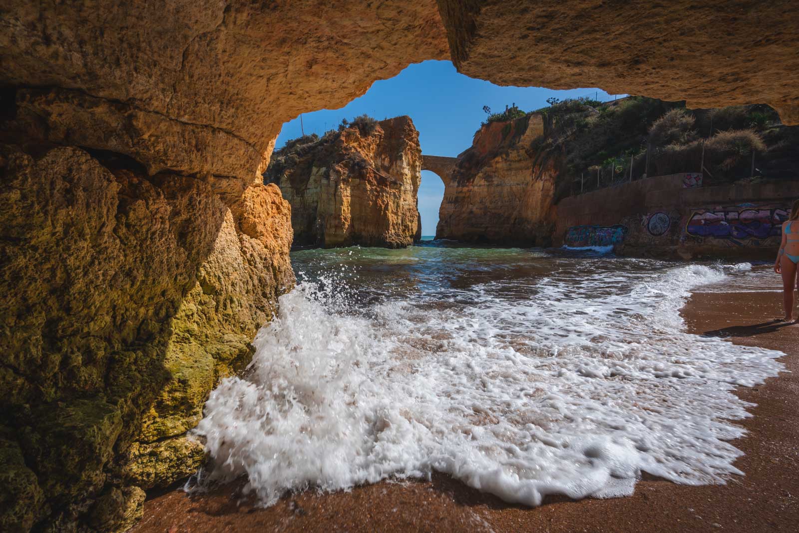 Praia Mujer Ana Algarve Portugal