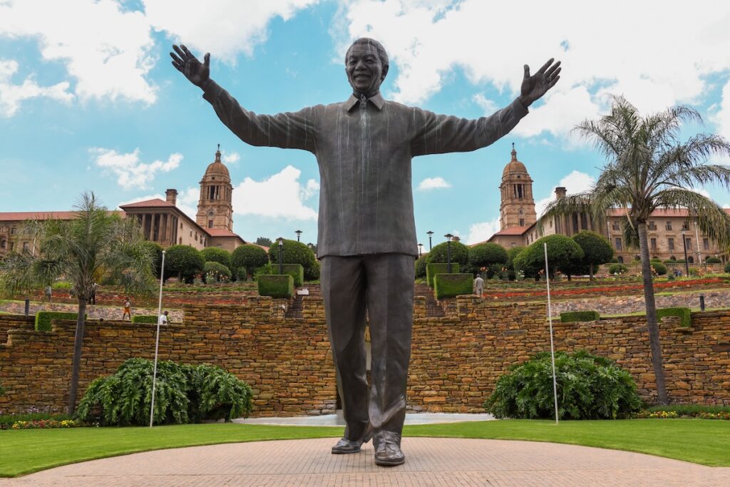 monument of Mandela in Pretoria