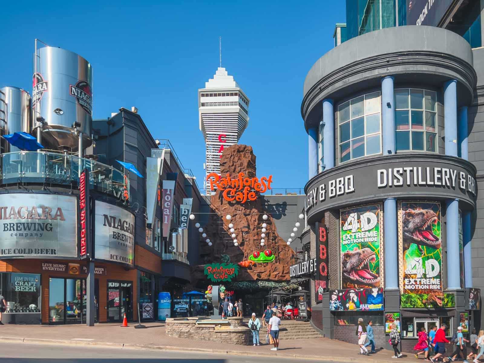 un día en las cataratas del Niágara itinerario clifton hill