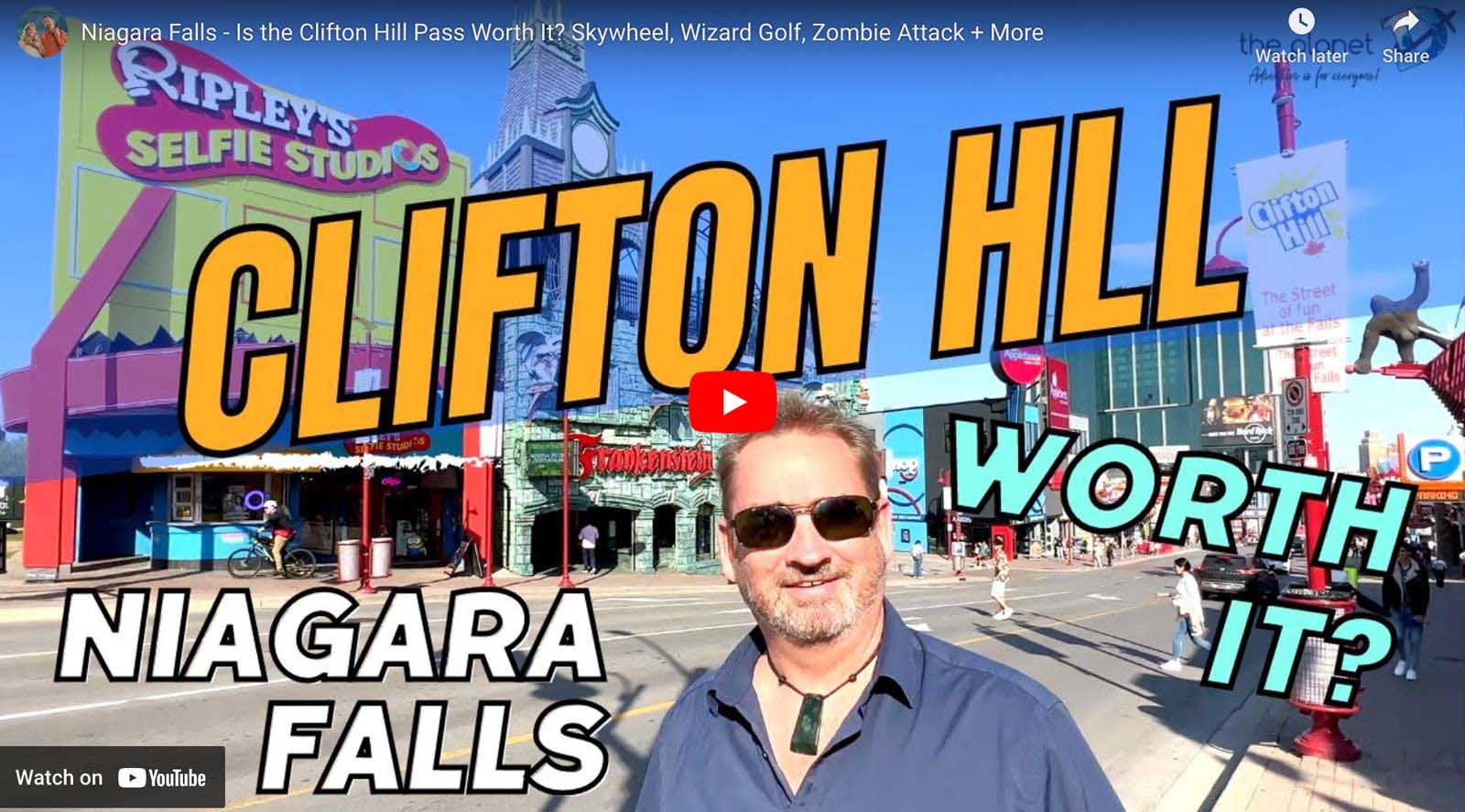 un día en las cataratas del Niágara itinerario clifton hill