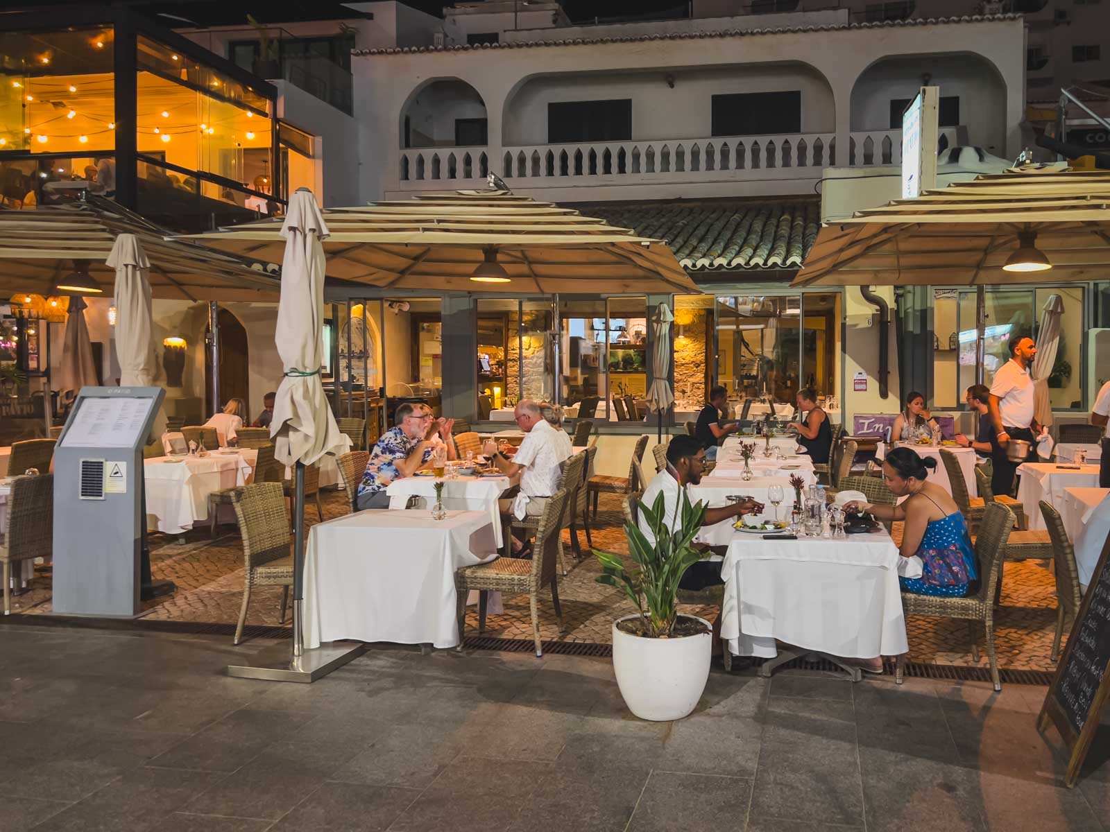 restaurante de marisco en Algarve, Portugal