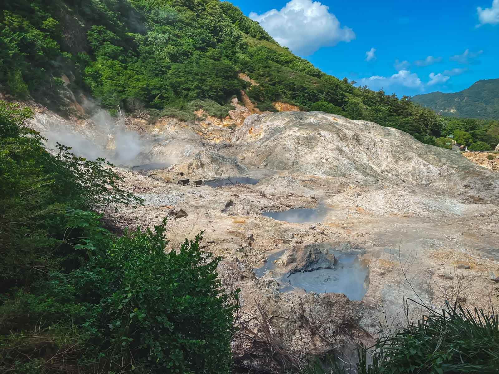 Desastres naturales en el volcán de Santa Lucía