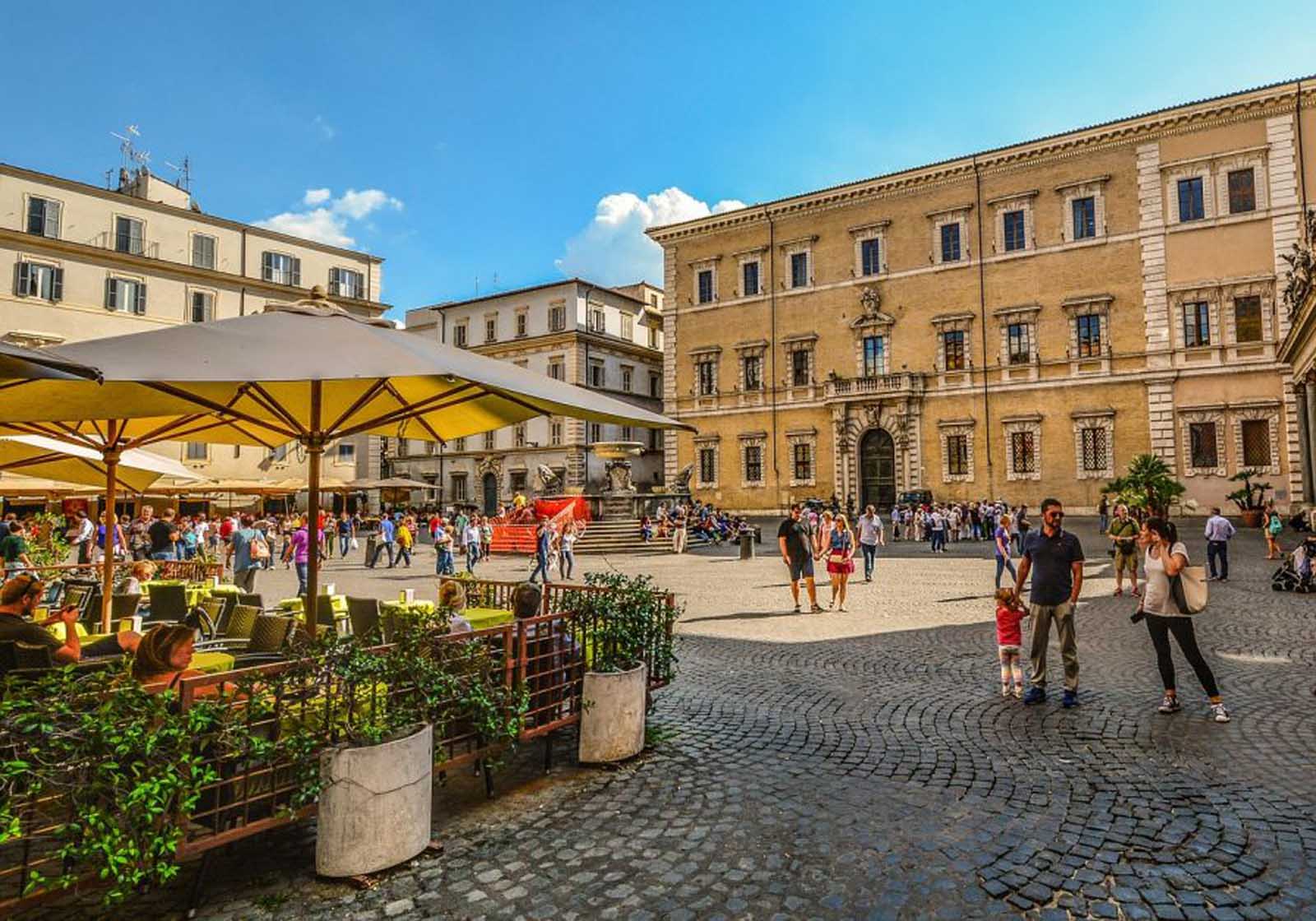 Barrio del Trastevere en Roma