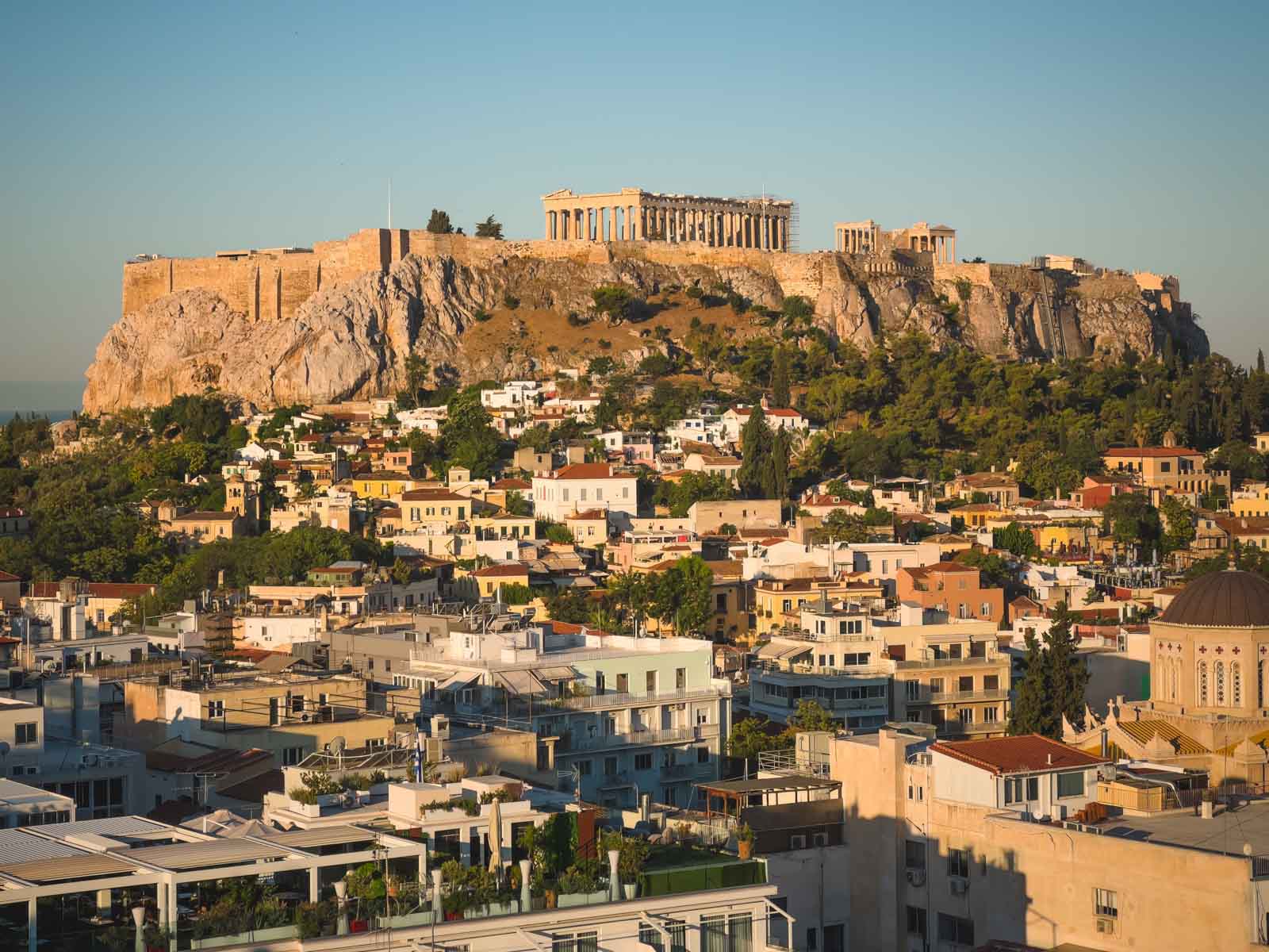 Atenas en itinerario de un día