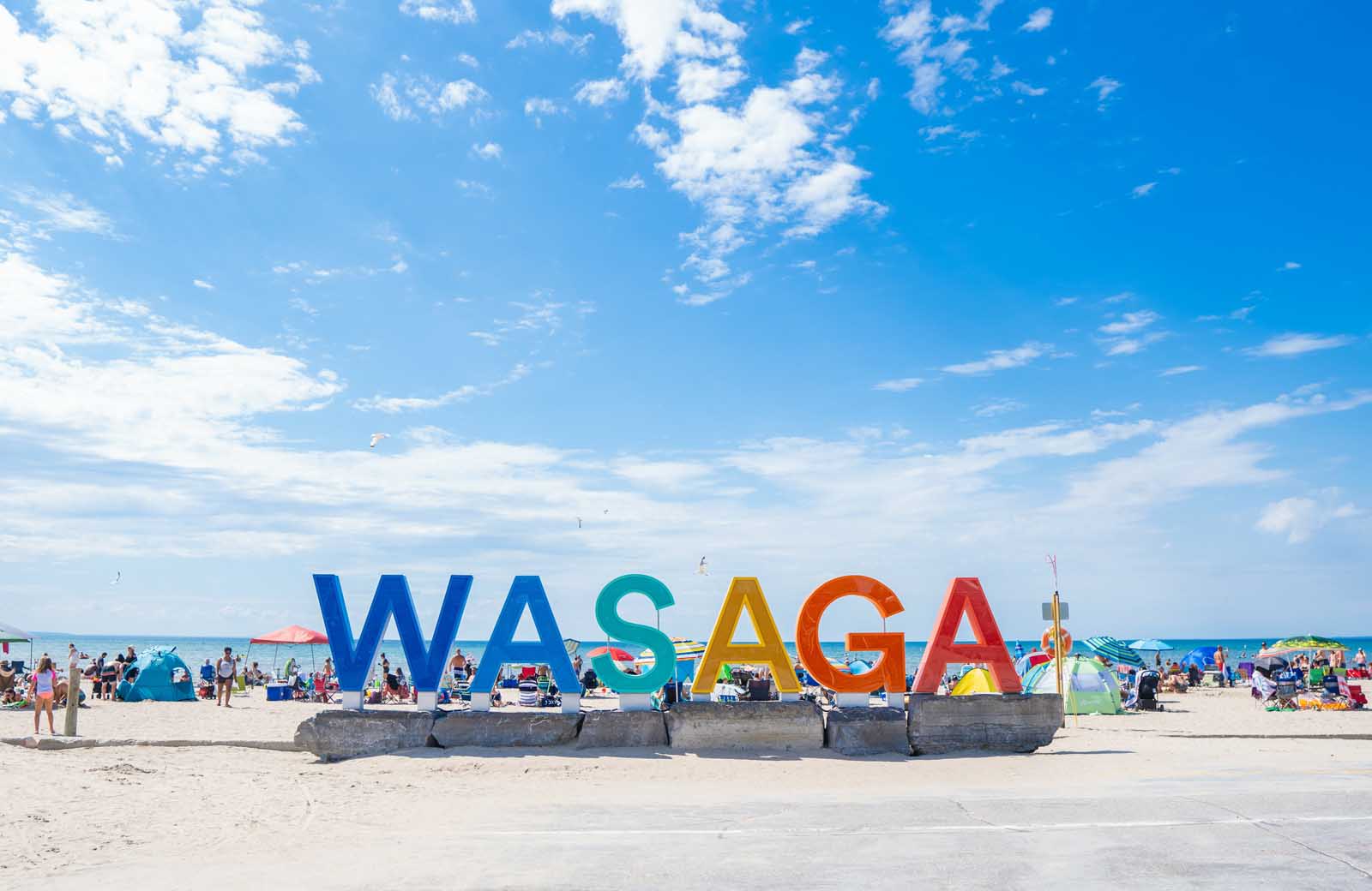 Las mejores playas de Ontario signo de wasaga