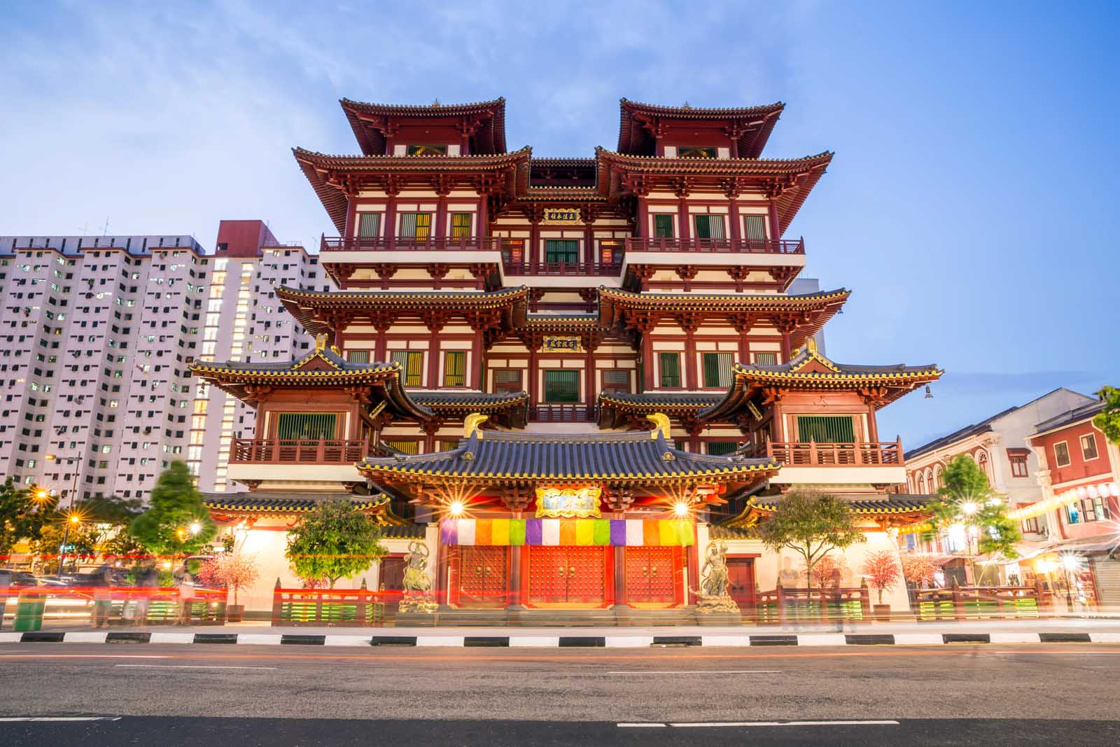 Temple Street en Singapur