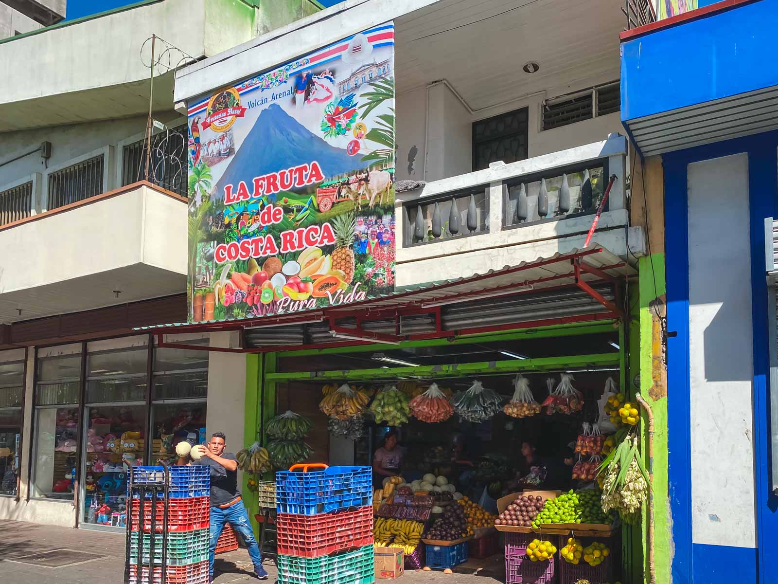 Compras de comestibles en Costa Rica