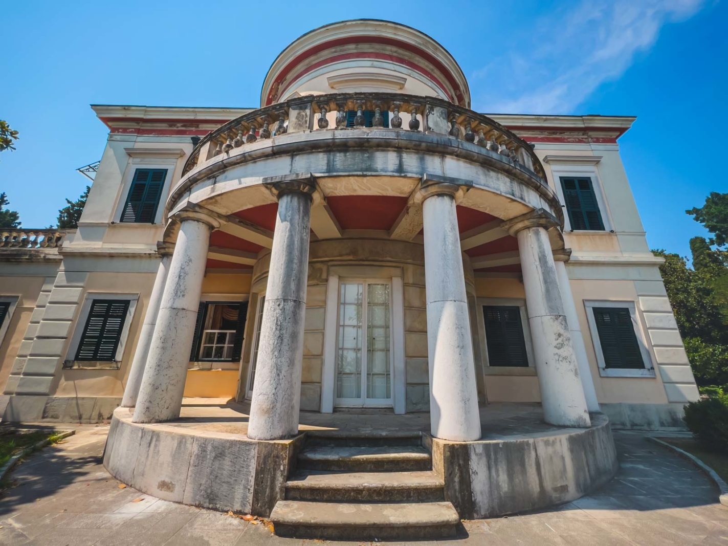 palacio de mi reposo Corfú, Grecia