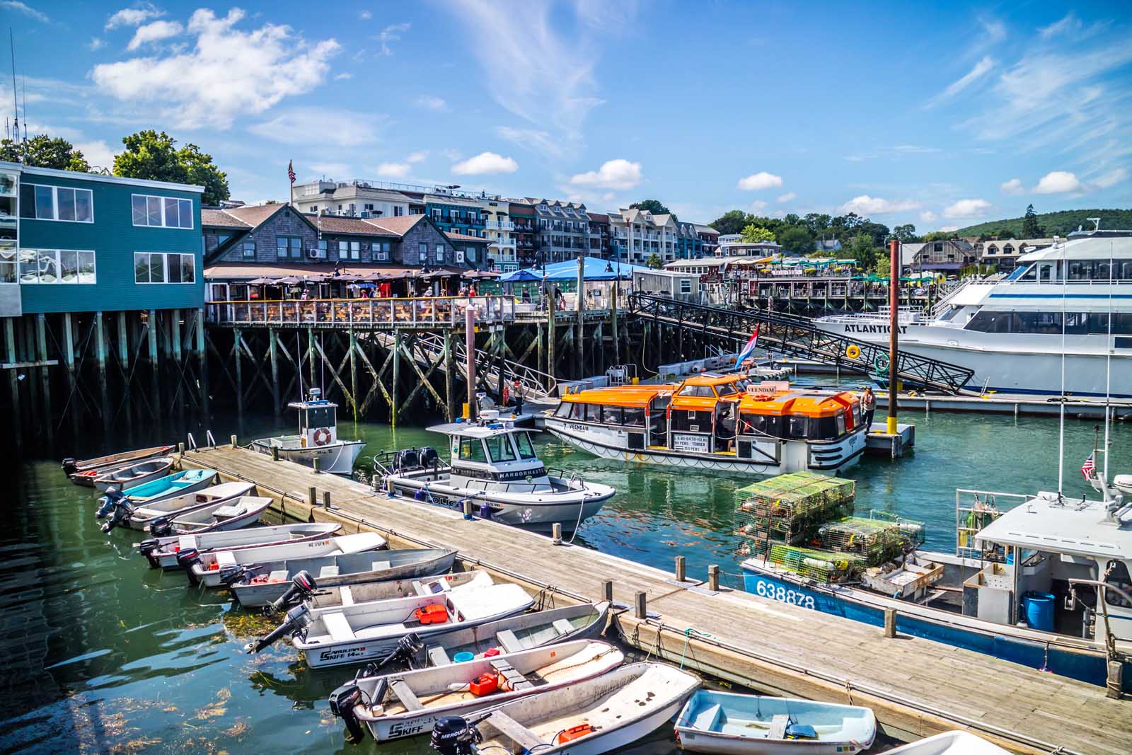 Los mejores lugares para visitar en agosto EE.UU. BAR Harbor Maine