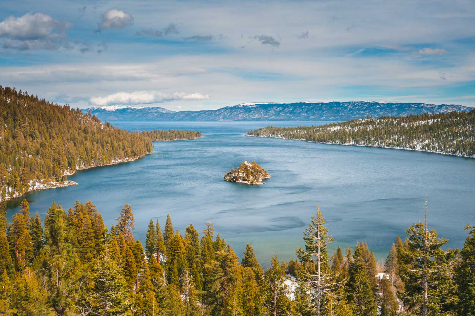 Visitando el lago Tahoe, California