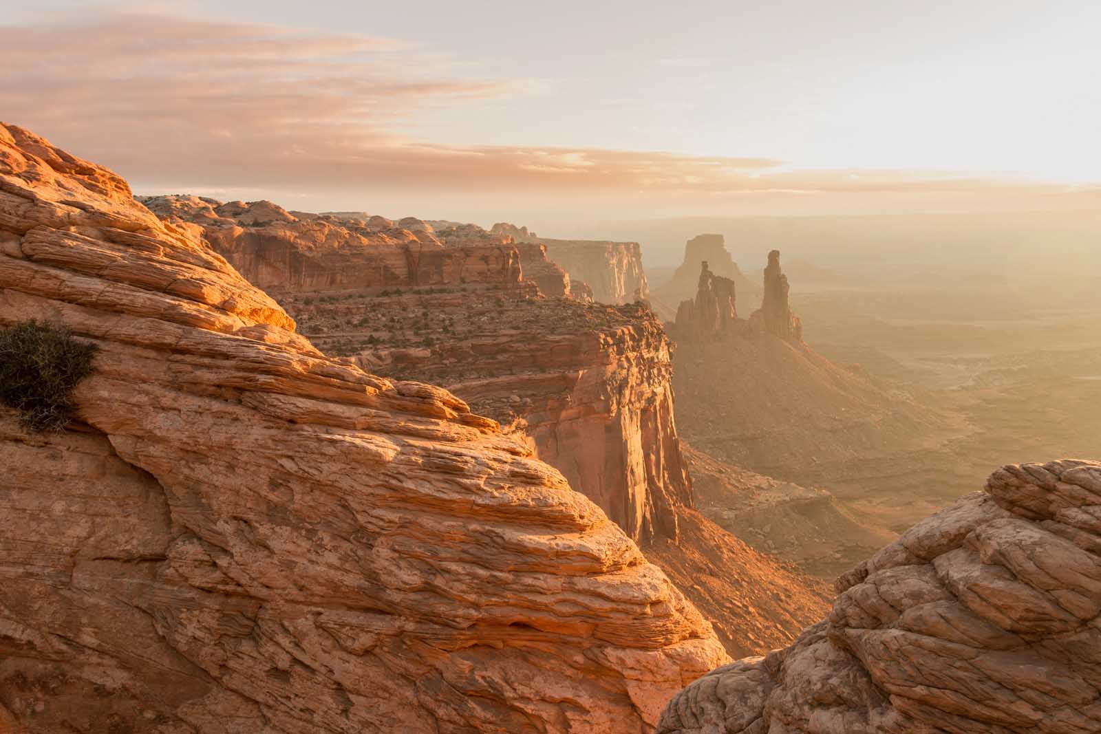 Moab, Utah en Canyonlands en septiembre