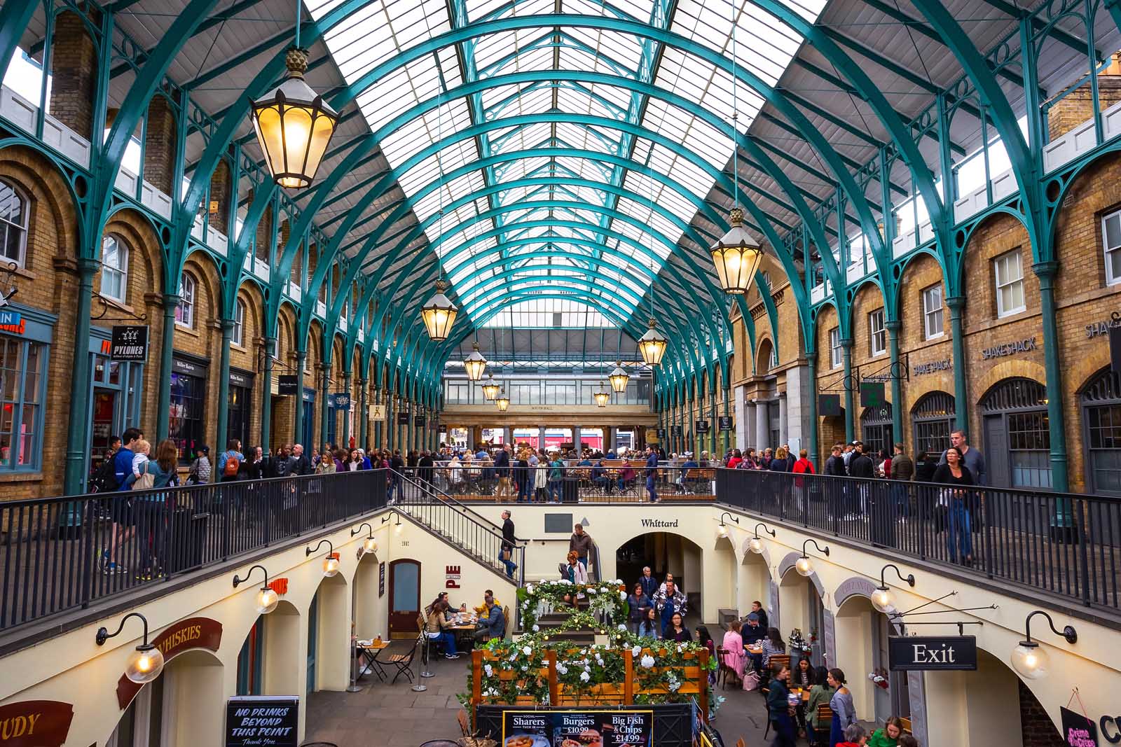 Covent Garden es donde alojarse en Londres para ir de compras