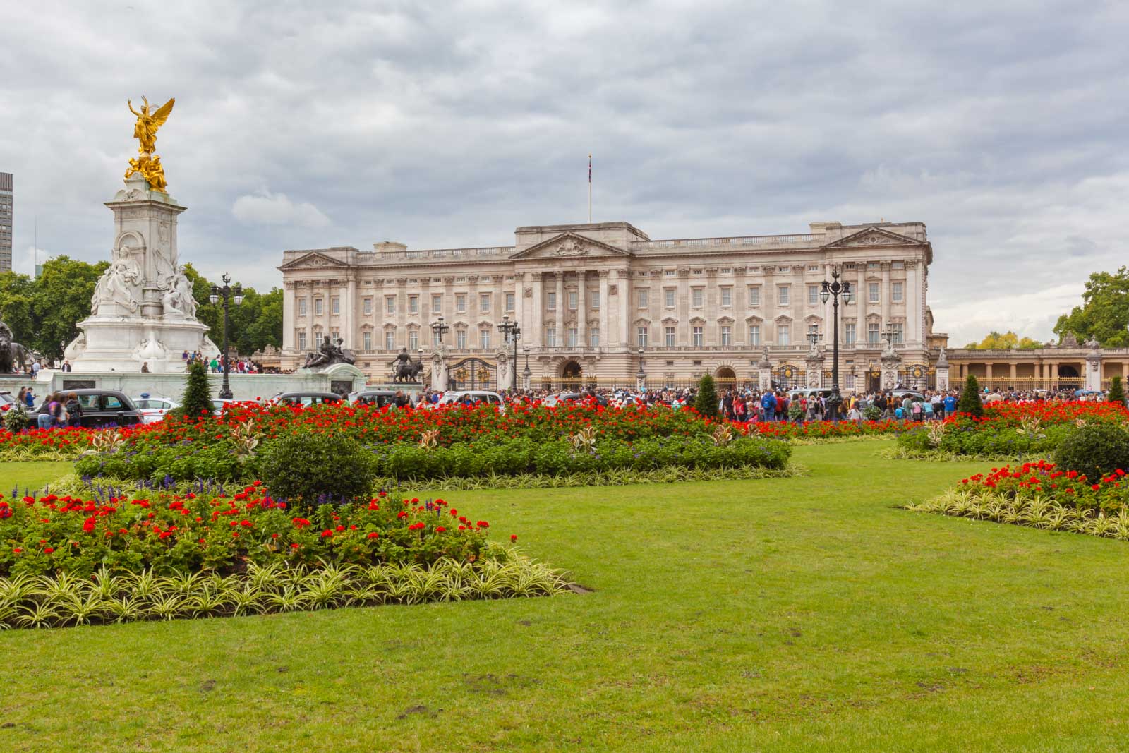 Palacio de Buckingham en la zona de Westmister de Londres