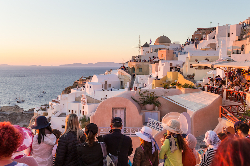 Puestas de sol en Santorini