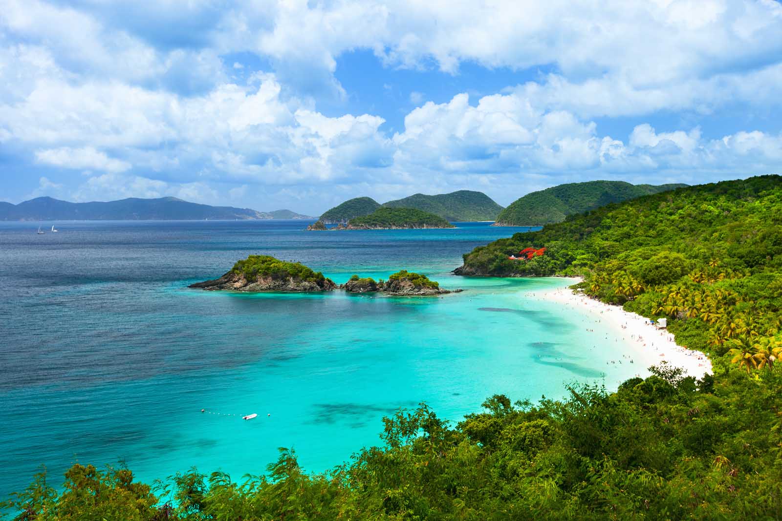 St. John, Islas Vírgenes de EE.UU. Vacaciones de invierno de guerra en EE.UU.