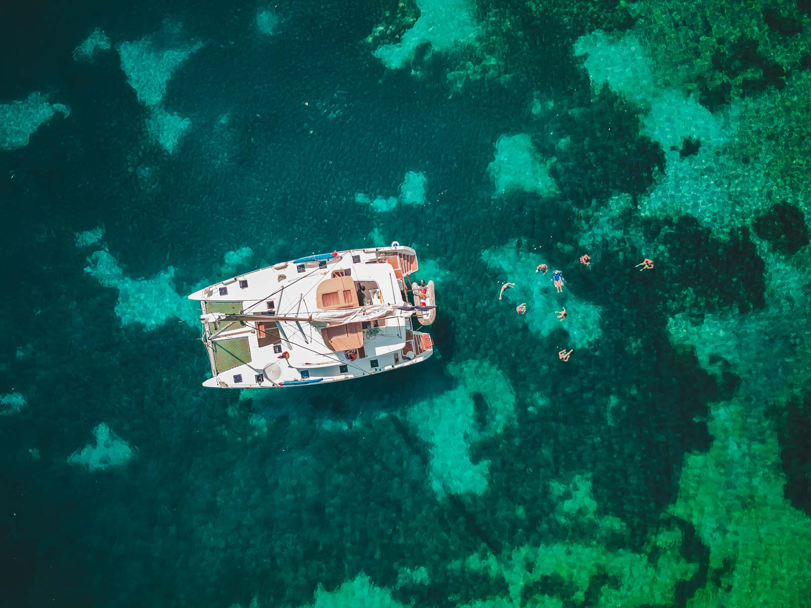 Escapadas en yate catamarán en Croacia