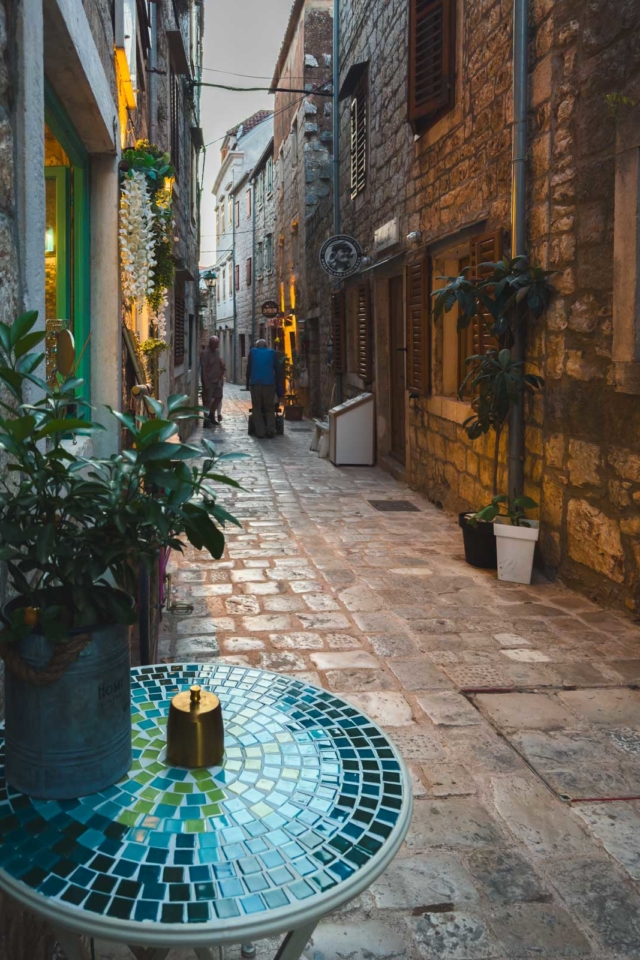 Calles de Stari Grad Croacia