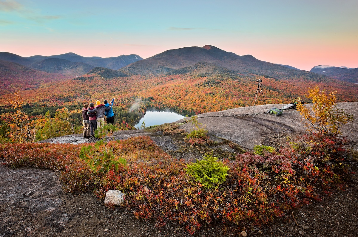 Follaje de otoño de los Adirondacks